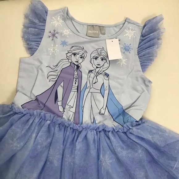Disney Frozen Elsa Anna Cute Dress - Picture 5 of 8